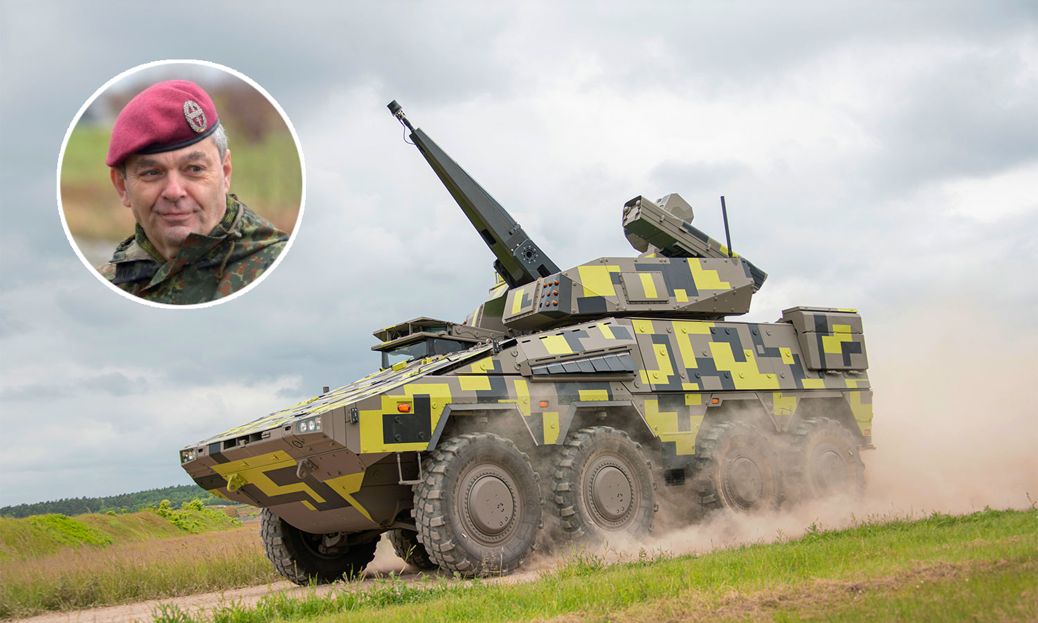 Der Inspekteur des Heeres, Generalleutnant Alfons Mais, stellt die Heeresflugabwehr neu auf. Als erstes Waffensystem soll sie im Rahmen von NNbS den Skyranger von Rheinmetall erhalten.