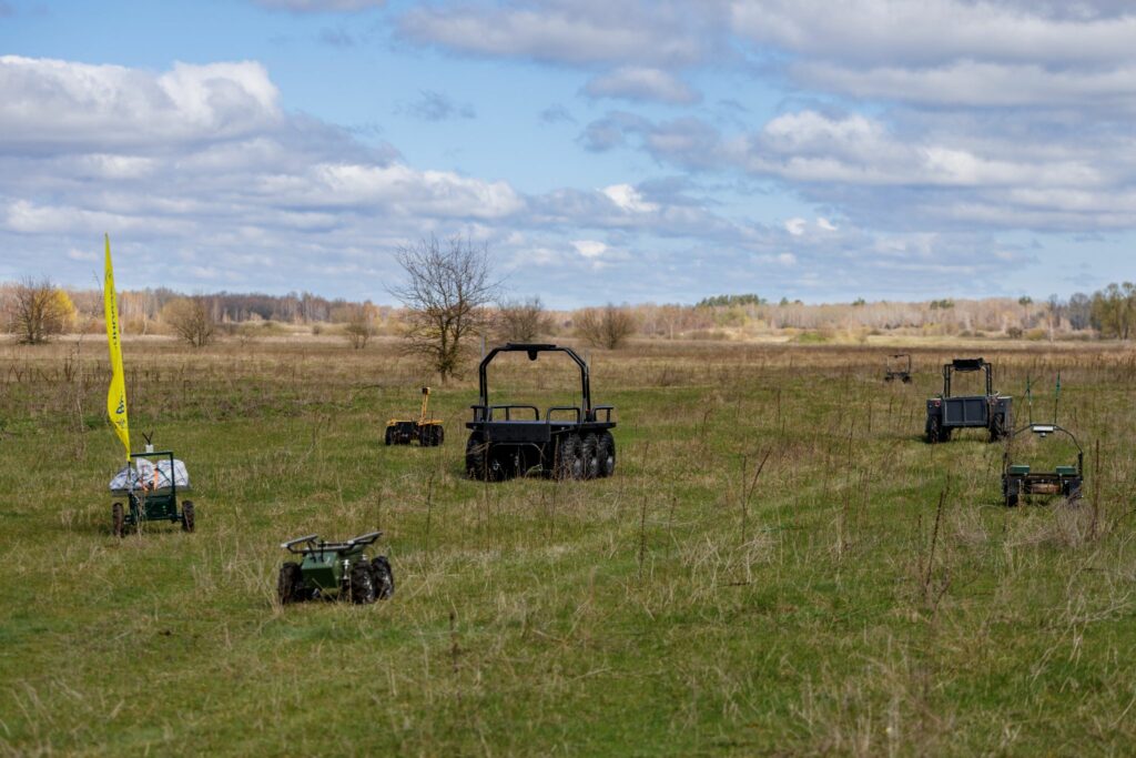 Verschiedenste Roboter traten bei Brave1 im Test an.