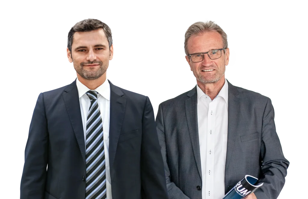 Dr. Marcello Mariucci, Geschäftsführer der Elettronica GmbH und Rainer Krug, Chefredakteur des cpmFORUM.