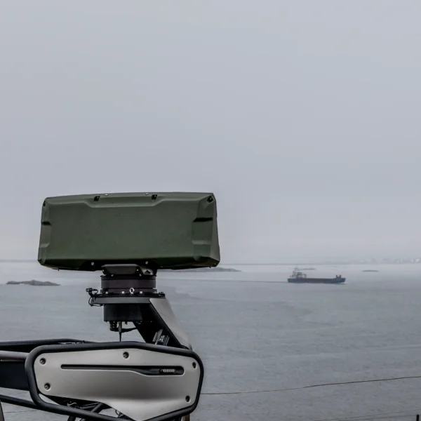 Saabs Radarlösung Giraffe 1X im Einsatz im Hafen von Göteborg, 2020.