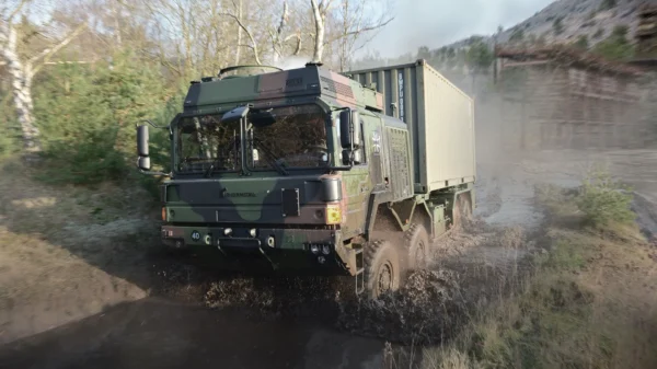 Das ungeschützte Transportfahrzeug (UTF) gehört zur neuen Generation von Logistikfahrzeugen in der Bundeswehr.