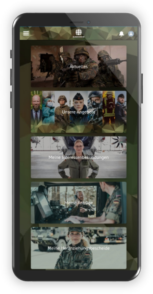 Die App „Meine Reserve“ führt verschiedene digitalisierte Prozesse in einer Anwendung zusammen.