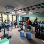 Cyber Security-Challenge in Bonn Hacker bei der Arbeit.