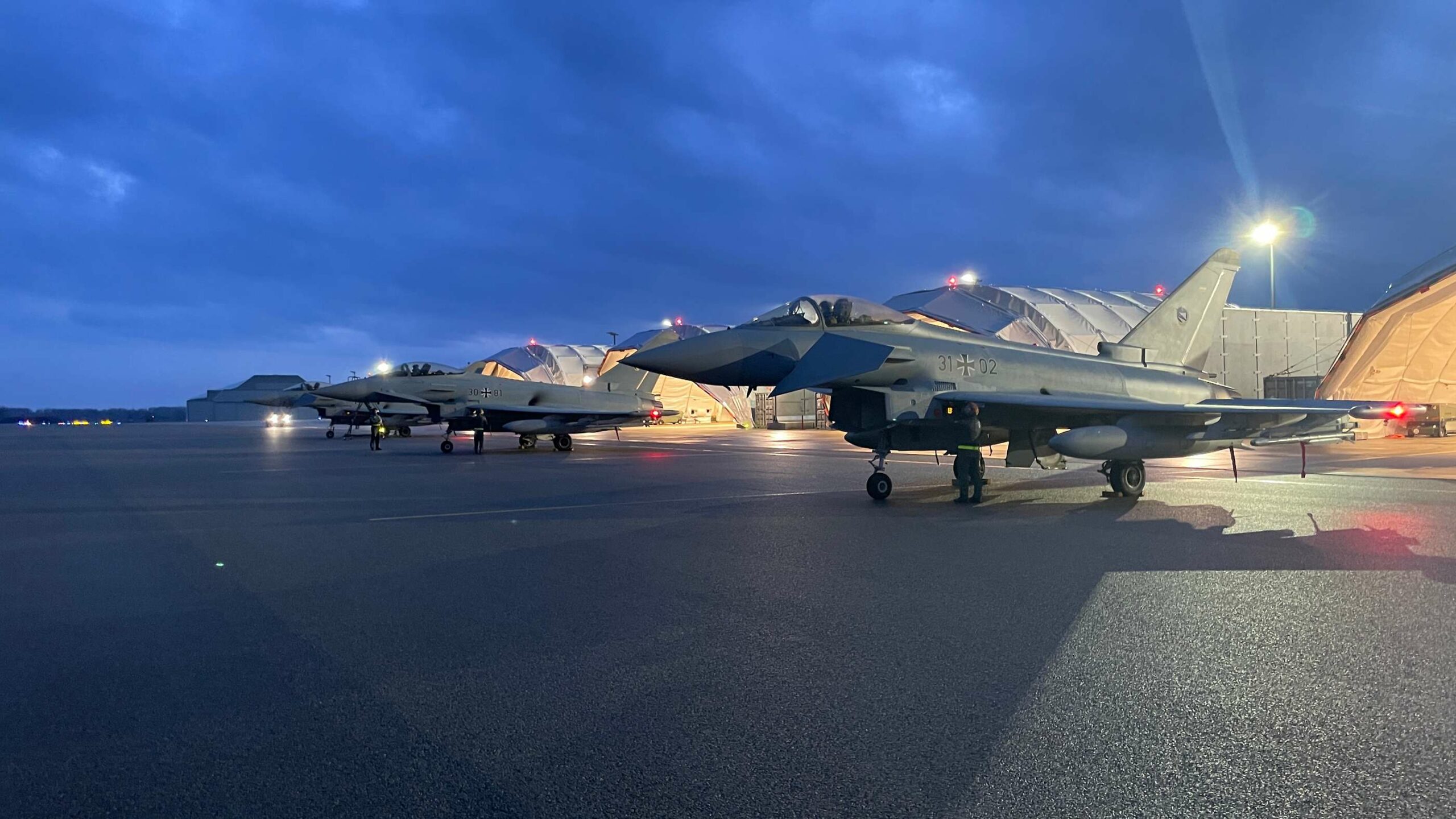 EUROFIGHTER EINSATZ GESTARTET