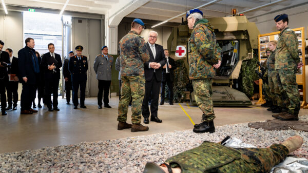 Frank Walter Steinmeier zu Besuch an der Sanitätsakademie der Bundeswehr