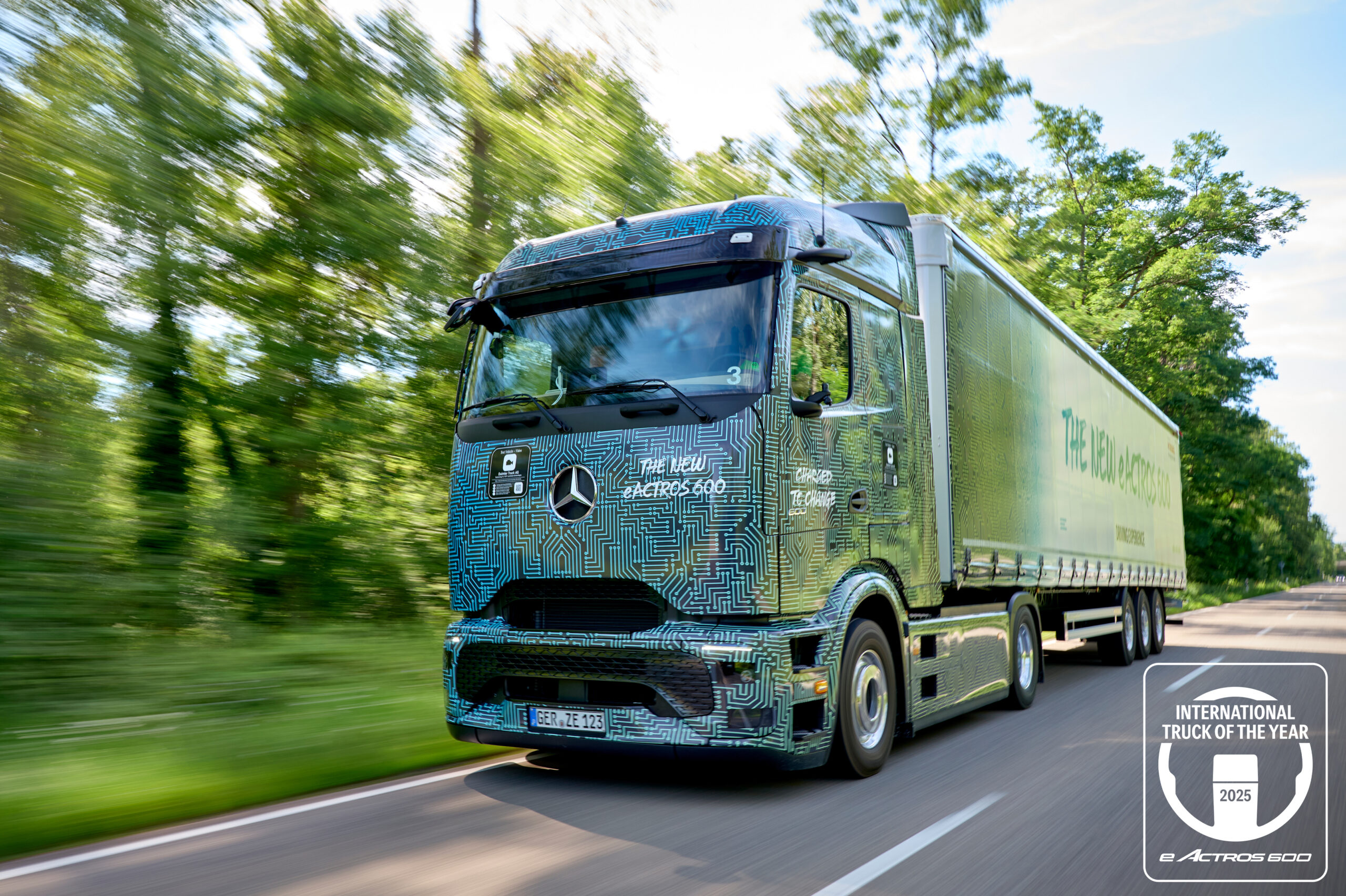 Der Mercedes-Benz eActros 600 ist “International Truck of the Year 2025