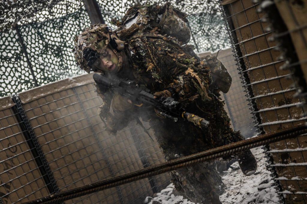 Die NATO braucht zur Verteidigungsfähigkeit Truppen und Training. Hier eine Übung der Allied Reaction Force (ARF) in Rumänien im Februar 2025.