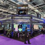 Der AARONIA Stand auf der DSEI.