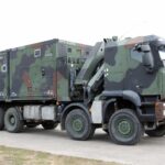 Der TEP 90 bietet mit seiner geschützten Fahrerkabine und dem modularen Aufbau eine überaus flexible und mobile Dekontamination im Rahmen der ABC-Abwehr.