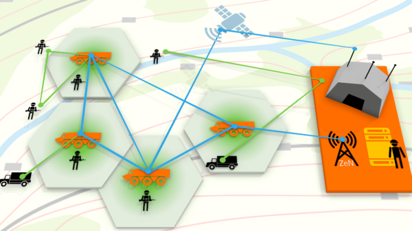 Digitalisierung Landbasierte Operationen : Mit der Digitalisierung Landbasierte Operationen D-LBO werden die Landstreitkräfte modern vernetzt. Grafik: blackned