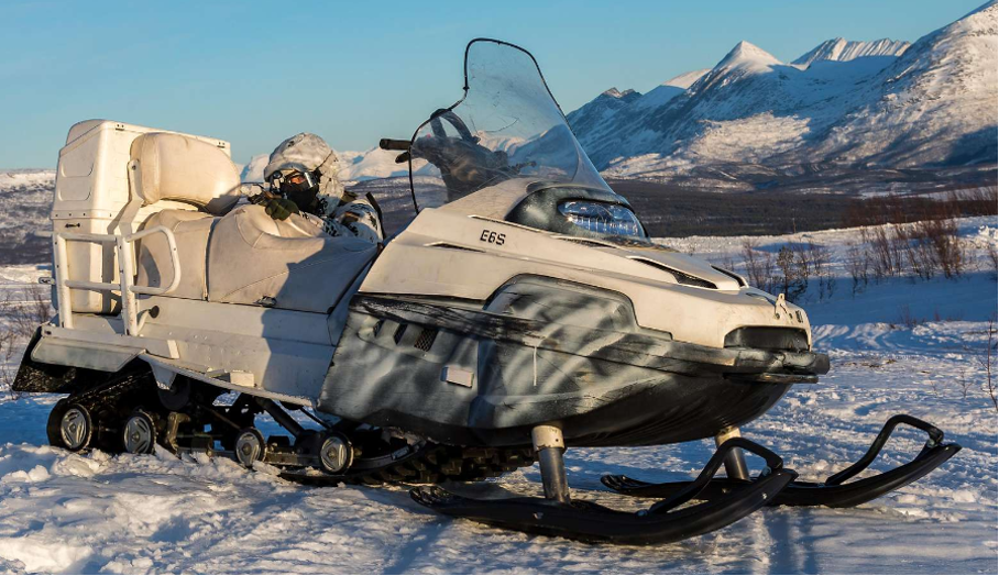 Aktueller Ski-Doo der Bundeswehr. (Foto- Bundeswehr)