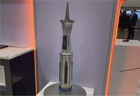 Verdoppelt Reichweite: BAE Systems XM1155-SC f Artillerie-Präzisionsgeschoss. (Foto- BAE Systems)
