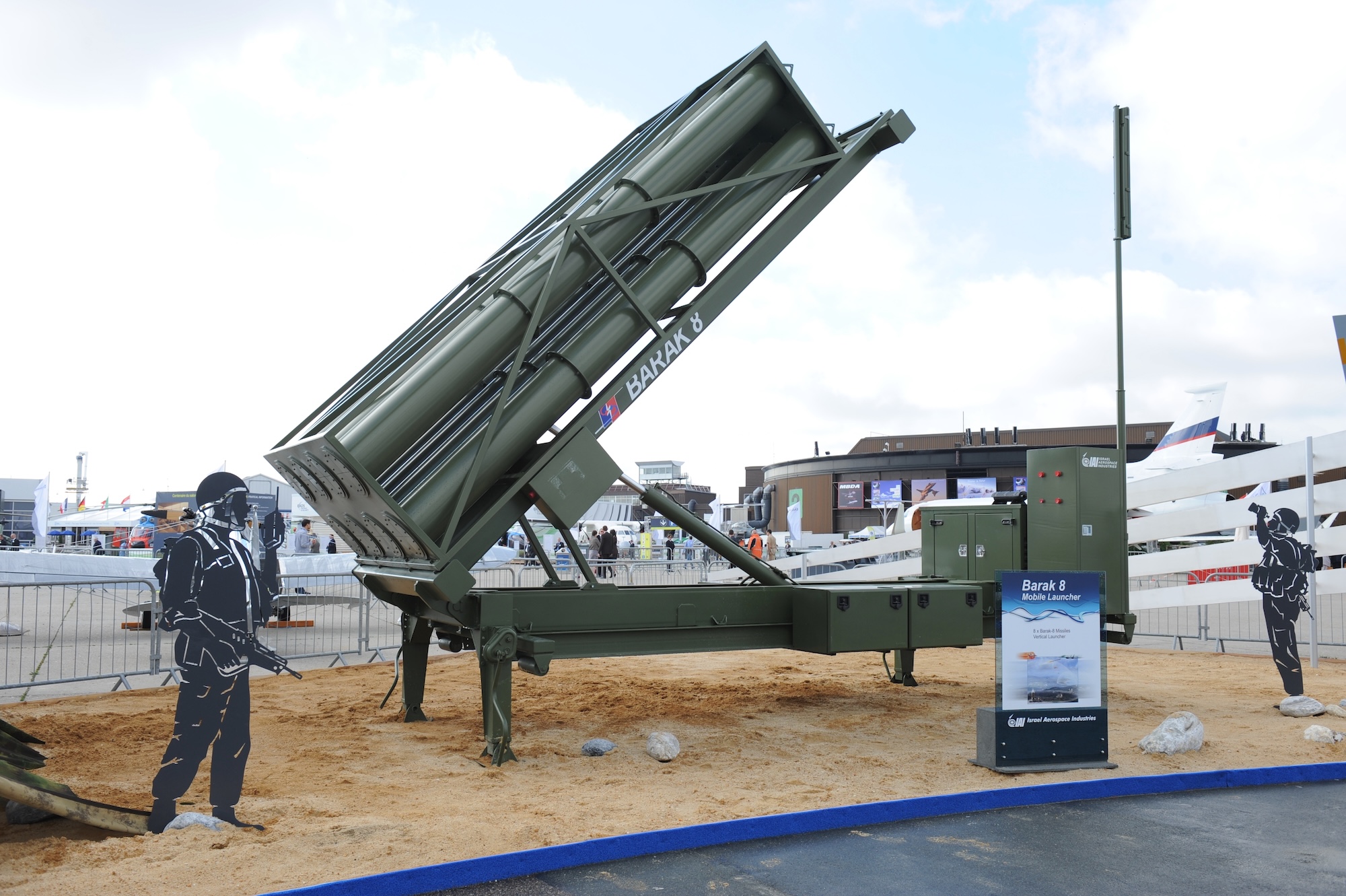 Im Verteidigungsbündnis Israel-Griechenland könnte Griechenland noch mehr Produkte, wie das hier gezeigte Luftverteidigungssystem Barak 8 erwerben.