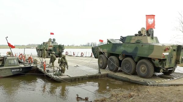 Querung der Weichsel im Rahmen der Dragon 24