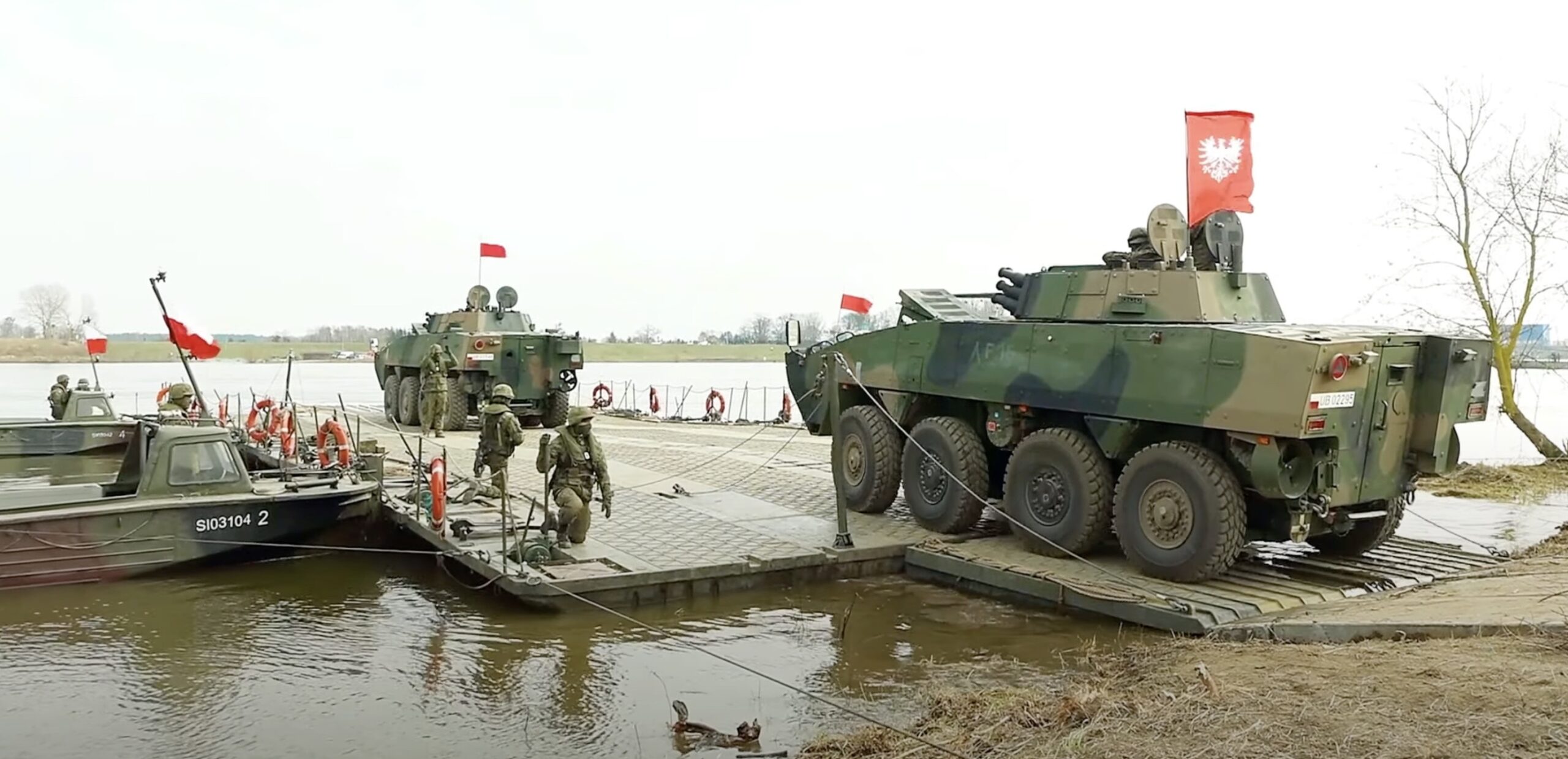Querung der Weichsel im Rahmen der Dragon 24
