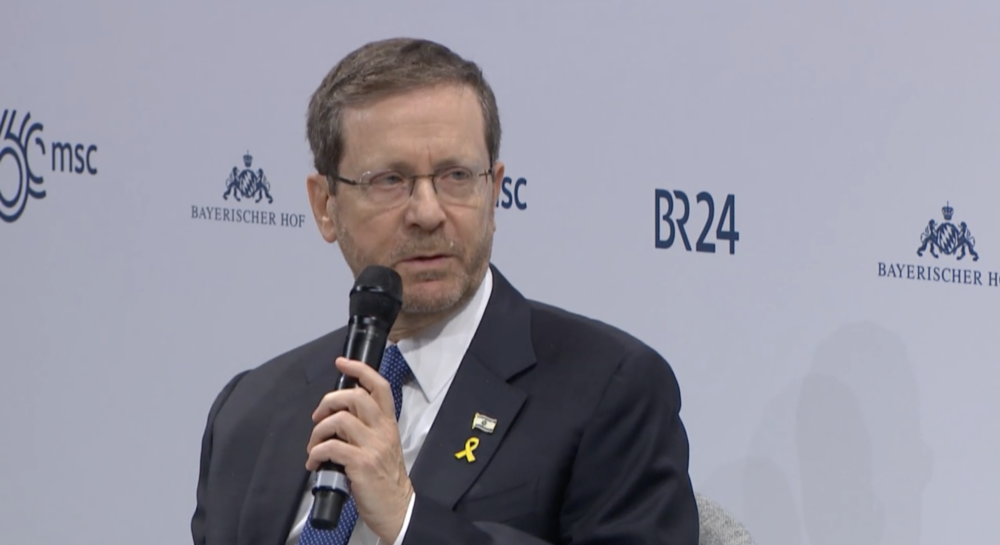Frieden im Nahen Osten: Der israelische Präsident Jitzchak Herzog im Interview auf der 60. Münchner Sicherheitskonferenz zum Thema Israels Vision.