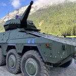 Der Skyranger 30 auf Boxer beim erfolgreichen Demonstrationsschießen im September 2024. Als vorgezogene Sofortbeschaffung im Rahmen von NNbS bestellte die Bundeswehr Ende Februar 2024 insgesamt 18 Skyranger auf Boxer-Basis plus ein Nachweismuster. Die Serienlieferung soll primär im Jahr 2027 und Anfang 2028 erfolgen.