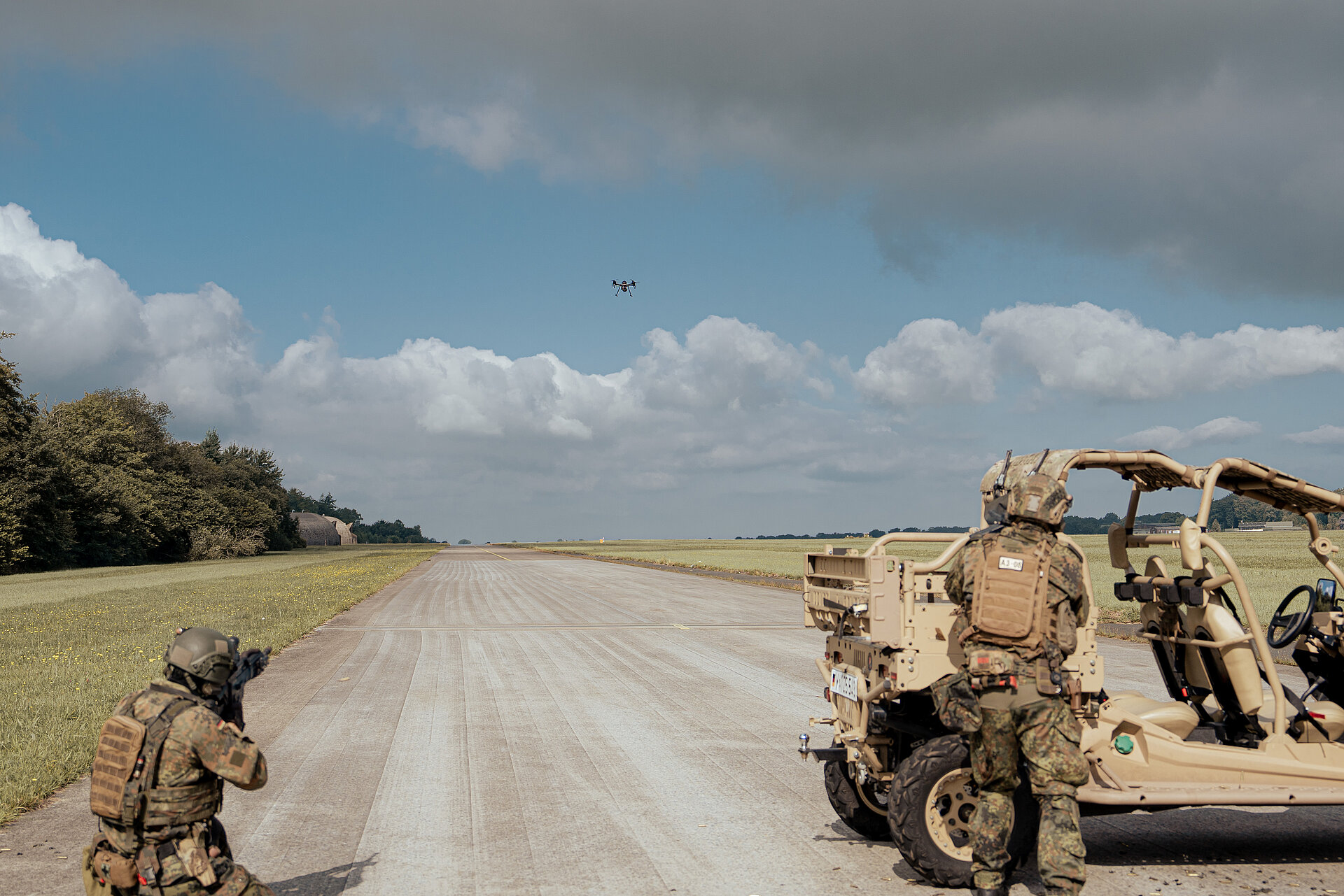 Auch für Dänemark: Drohnenabwehr aller Truppen (DAAT)-Training der Bundeswehr.