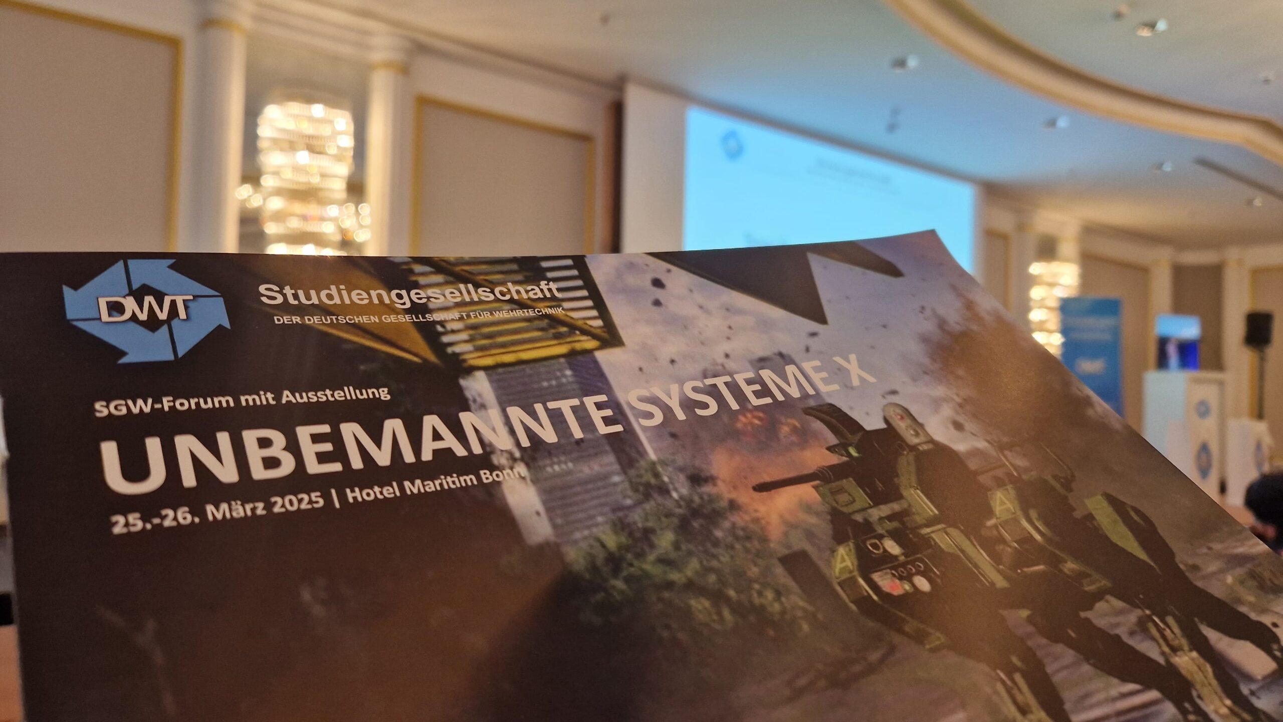Heute startete das DWT-Forum "Unbemannte Systeme X" mit dem Fokus auf Vernetzung.