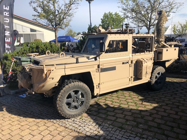 Das GRF-Fahrzeug auf dem KSK-Symposium 2022
