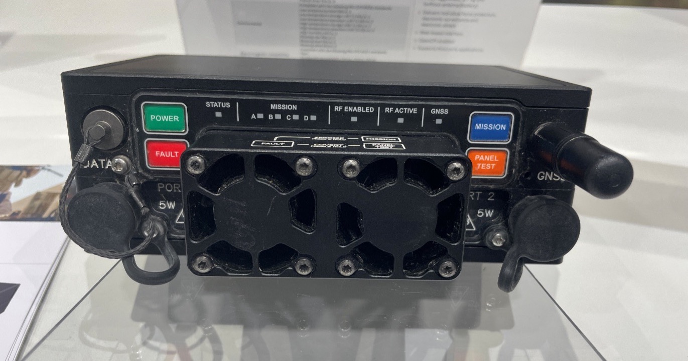 Enforce Tac: EloKa(-Schutz) für die abgesessenen Trupps. Der Individual CORVUS Node (ICN). (Foto- AF)