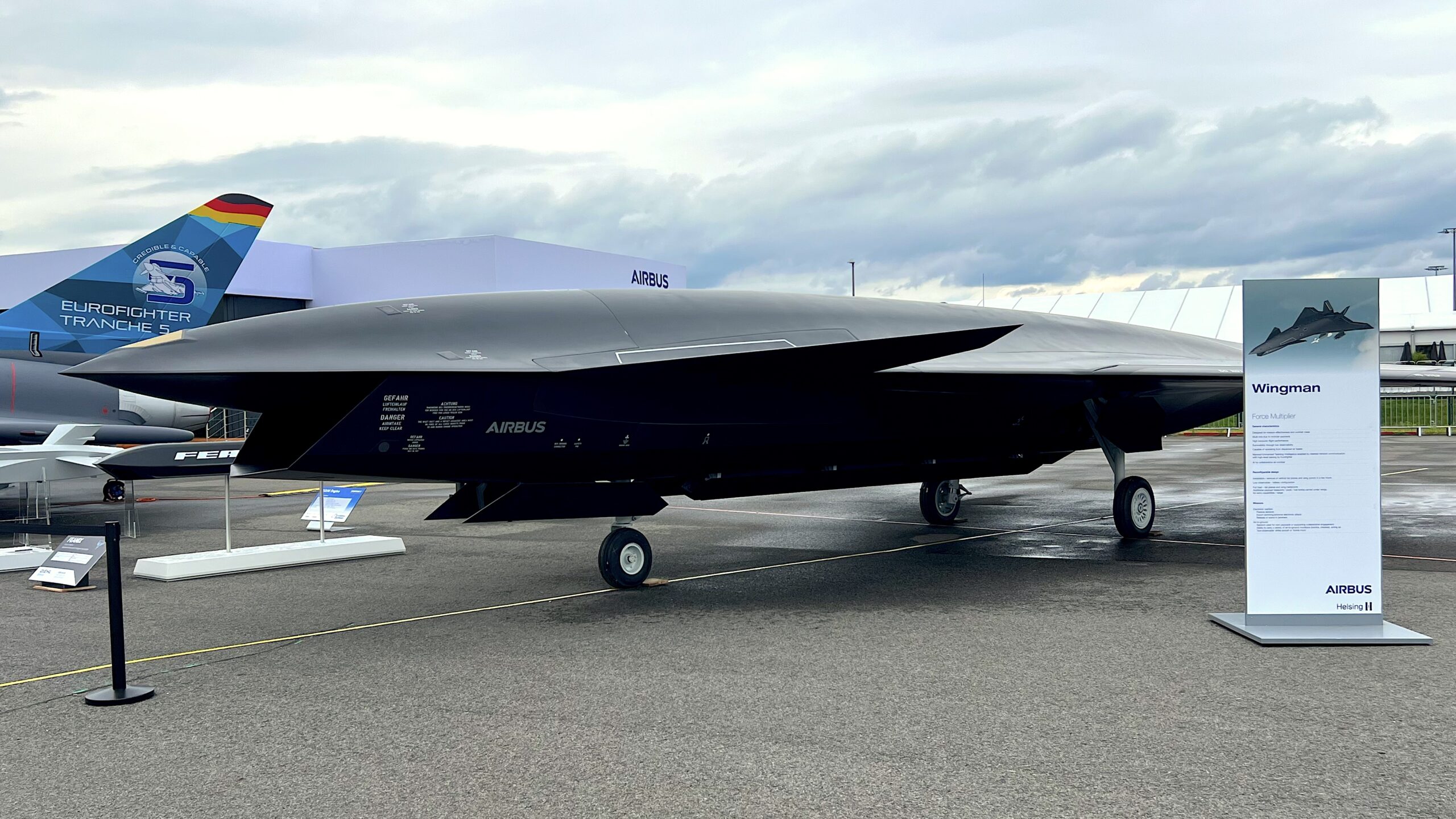 Der Wingman von Airbus auf der ILA 2024 in Berlin.