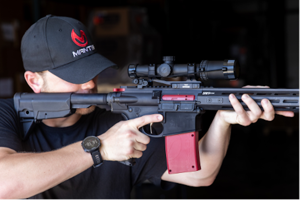 Schießtrainingssystem: Die Handhabung der Waffe bleibt unverändert. Damit ist ein realistisches Training sichergestellt. (Alle Fotos- Mantis X)