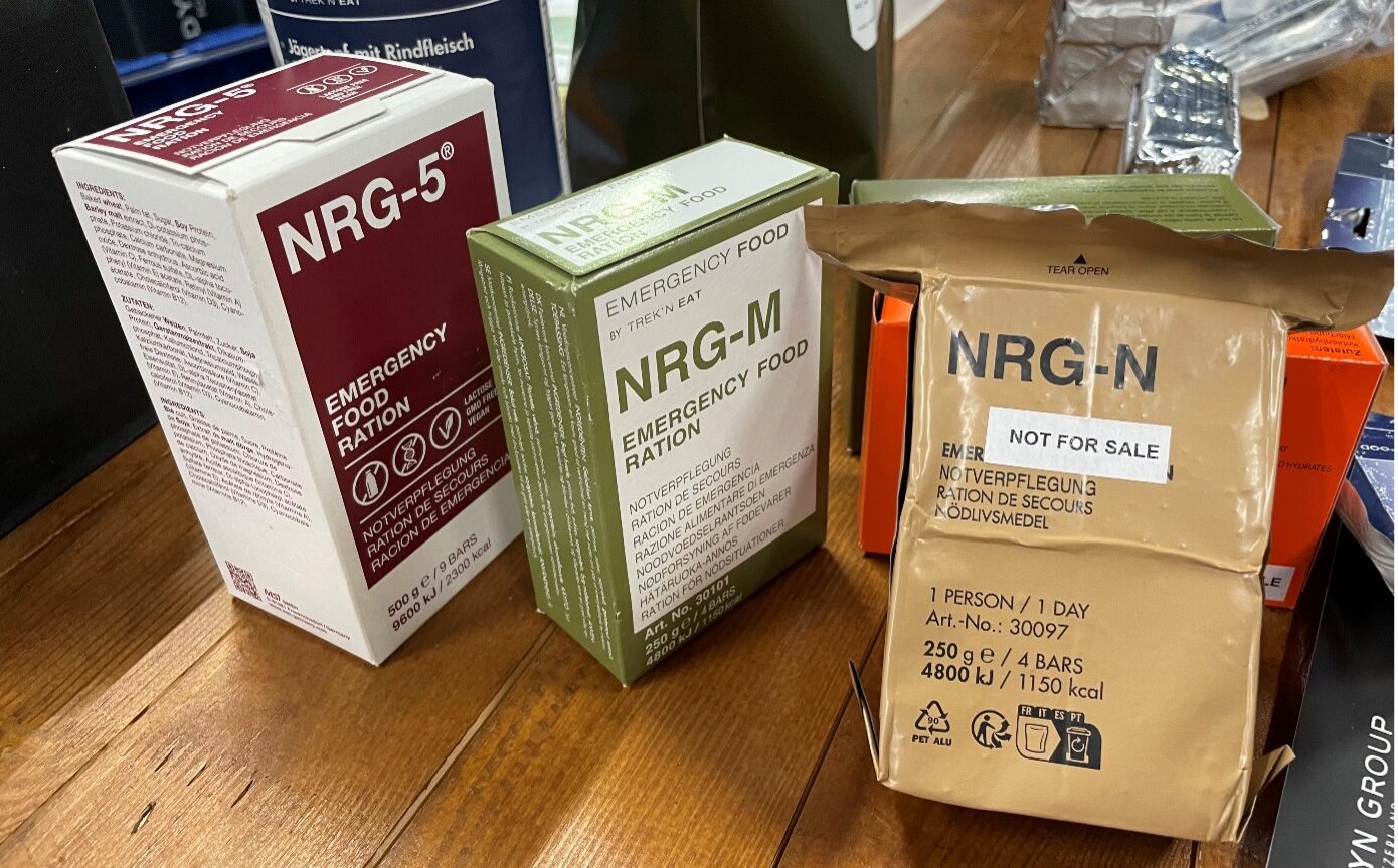 Die Notverpflegung NRG-N von Katadyn ist für NATO-Soldaten gedacht