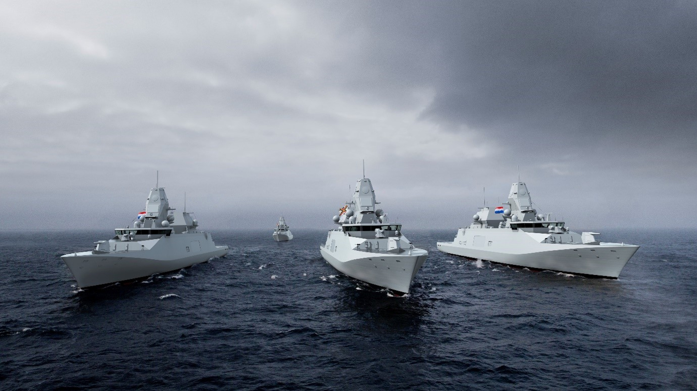 Überwasserkampfsystem: Artist impression ASW Frigate