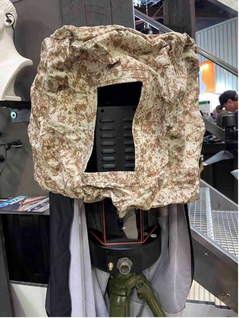 Das Drohnenabwehrsystem Meduza X von THirdEye Systems auf der Enforce Tac in Nürnberg.