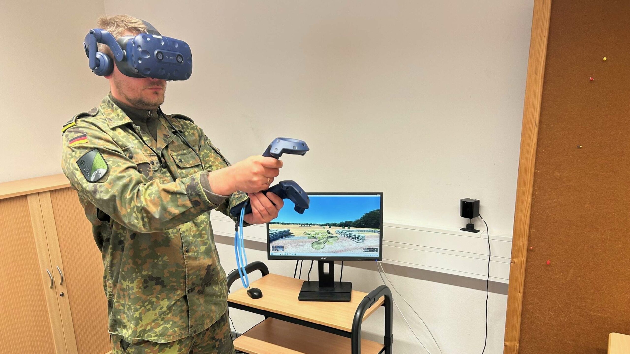 ILA 2024: Durch Einsatz von Virtueller Realität (VR) wird die Ausbildung zunehmend immersiver. Bundeswehr:Maximilian R.