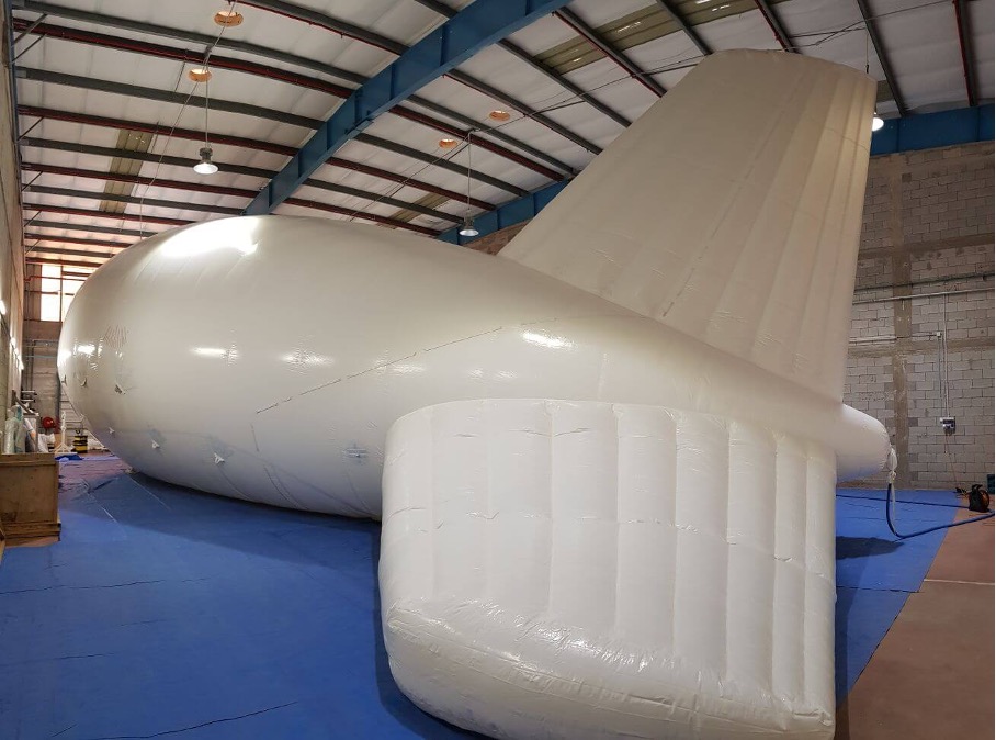 kommunikationssystem: Eines der Blimp-Systeme. (Foto- RT)