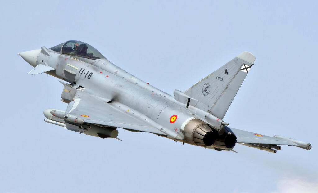 Digitale Luftwaffe: Spanischer Eurofighter. (Foto: Indra)
