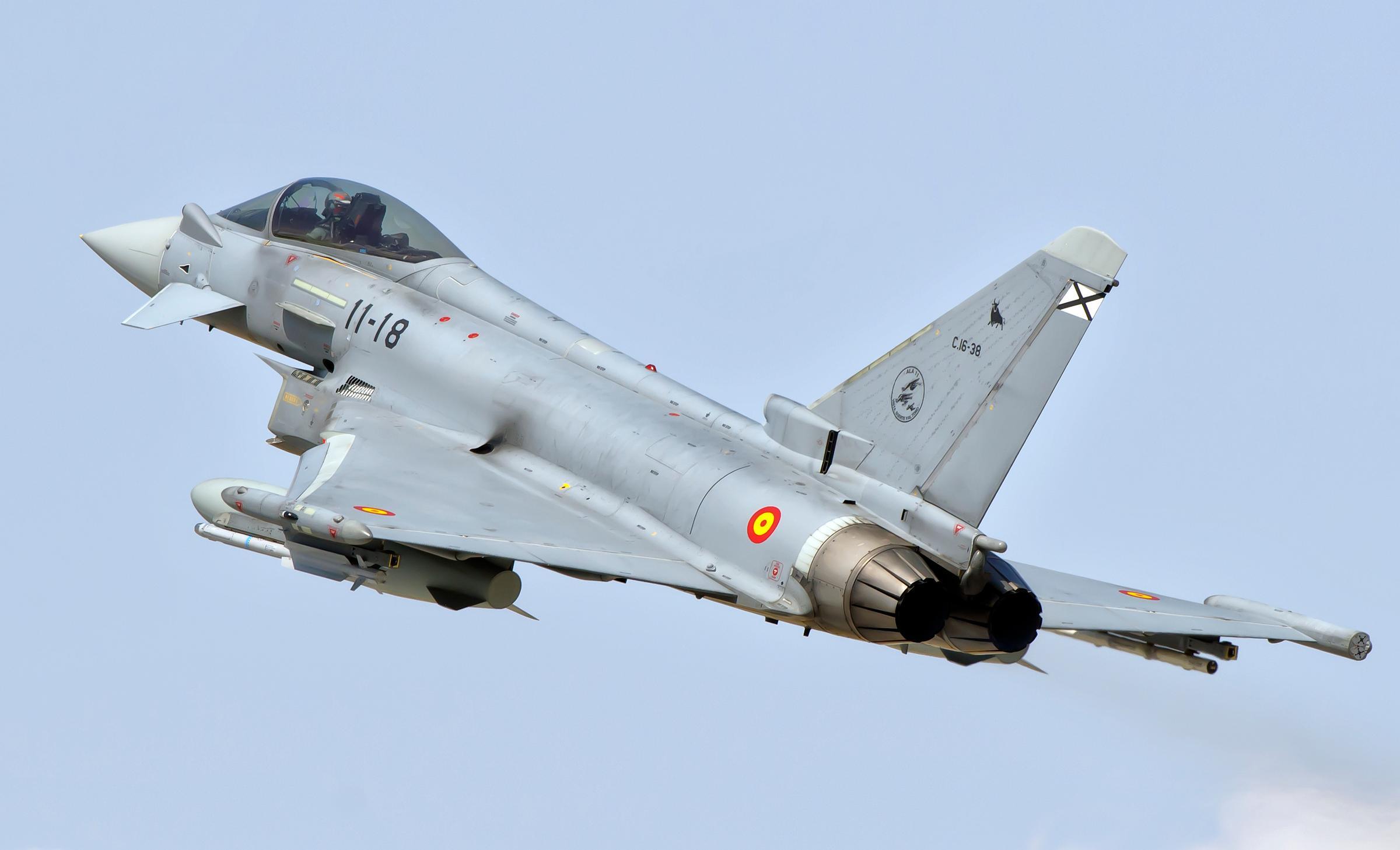 Digitale Luftwaffe: Spanischer Eurofighter. (Foto: Indra)