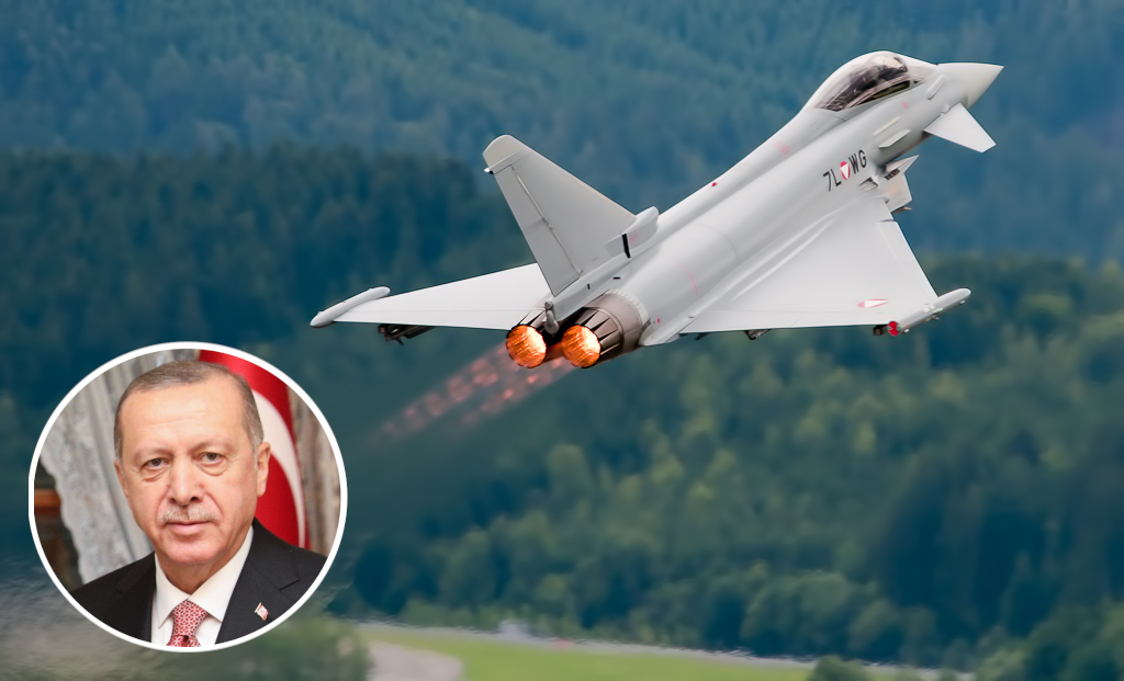 Die Türkei will 40 Eurofightern kaufen.