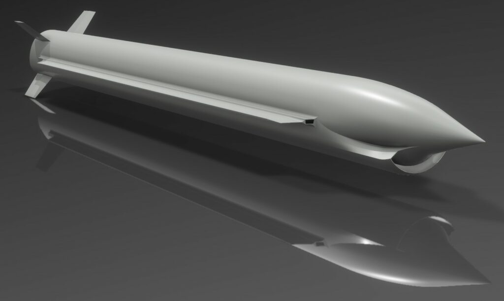 Artist Impression der Super Sonic Strike Missile 3SM Tyrfing.