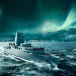 Darstellung der zukünftigen Flottendienstboote Klasse 424 für die Deutsche Marine von NVL.