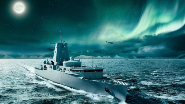 Darstellung der zukünftigen Flottendienstboote Klasse 424 für die Deutsche Marine von NVL.