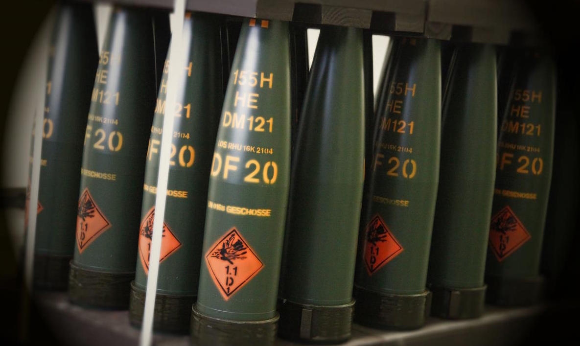 Munition Großauftrag für Rheinmetall-wieder ein NATO-Kunde, der Artilleriemunition bestellt.