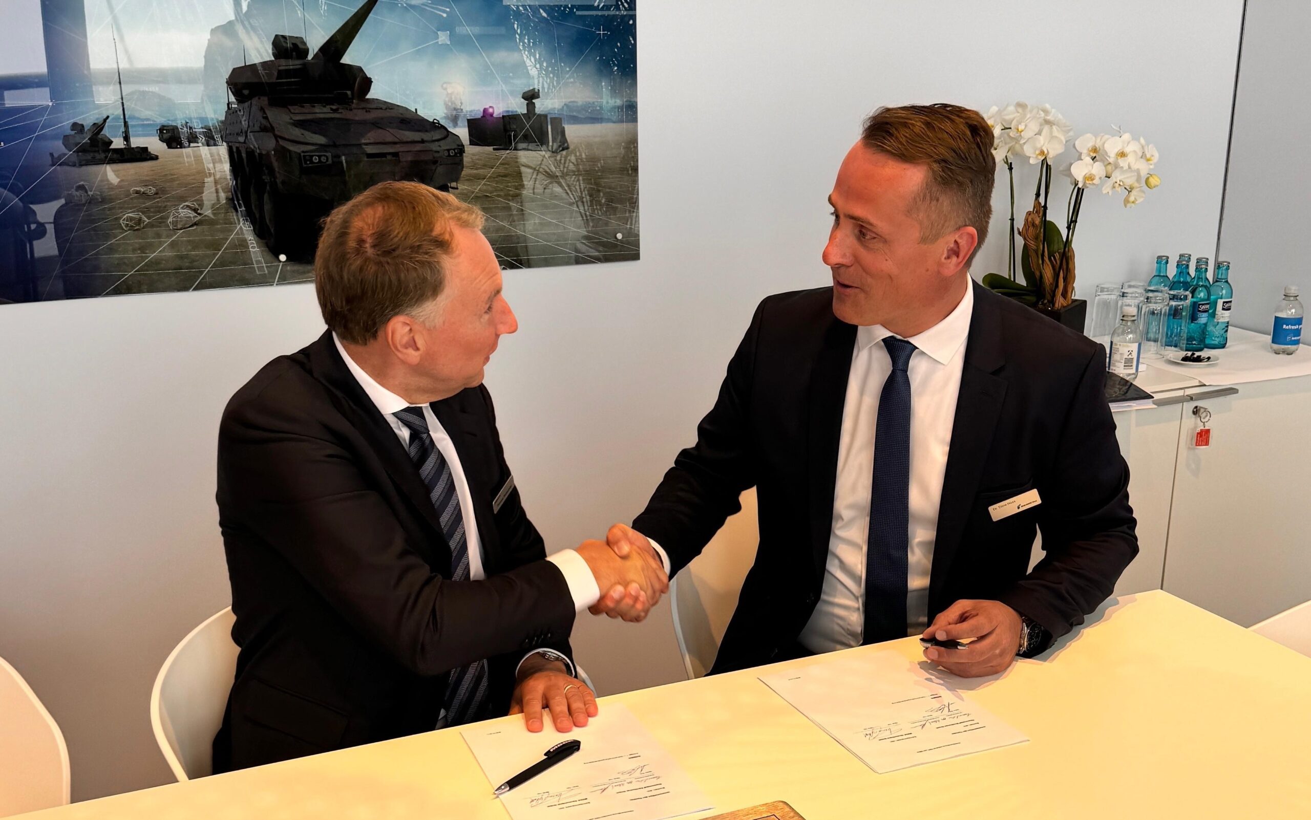 Rheinmetall und MBDA erklären die Absicht, die Small Anti Drone Missile (SADM) von MBDA in den Skyranger 30 zu integrieren.