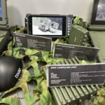 Der Panther DH8 (oben links), der Mini Switch MSP163 (oben rechts) und der Mini Computer 3331 (unten) beim Stand von roda auf der Enforce Tac.