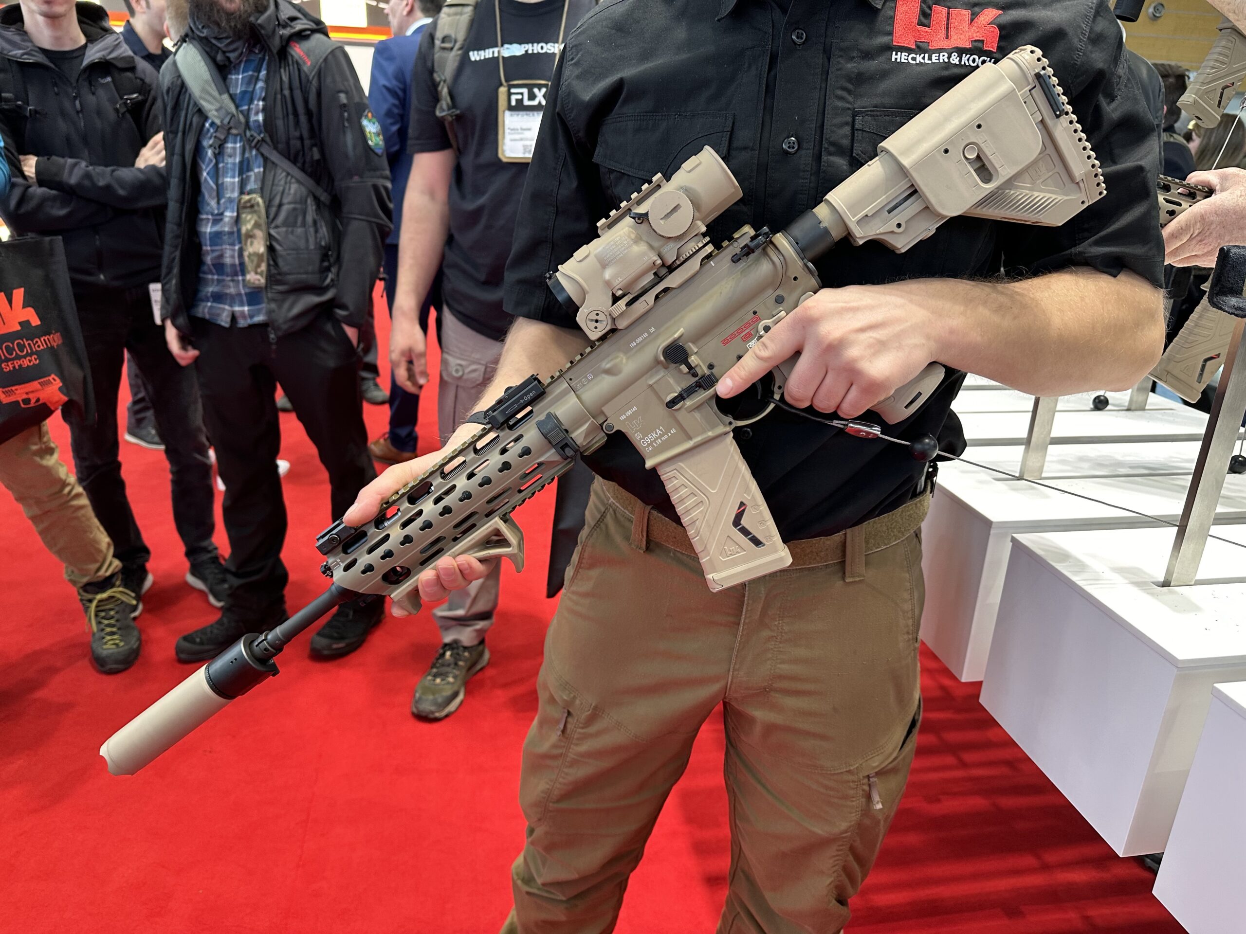 Das Sturmgewehr G95A1 wird – leicht modifiziert gegenüber der hier gezeigten Version – ab 2025 das neue Standard-Sturmgewehr der Bundeswehr.