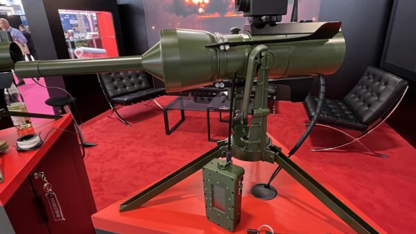 Auf der Eurosatory in Paris erstmalig zu sehen: Die neue Panzerabwehrrichtmine PARM NextGen.