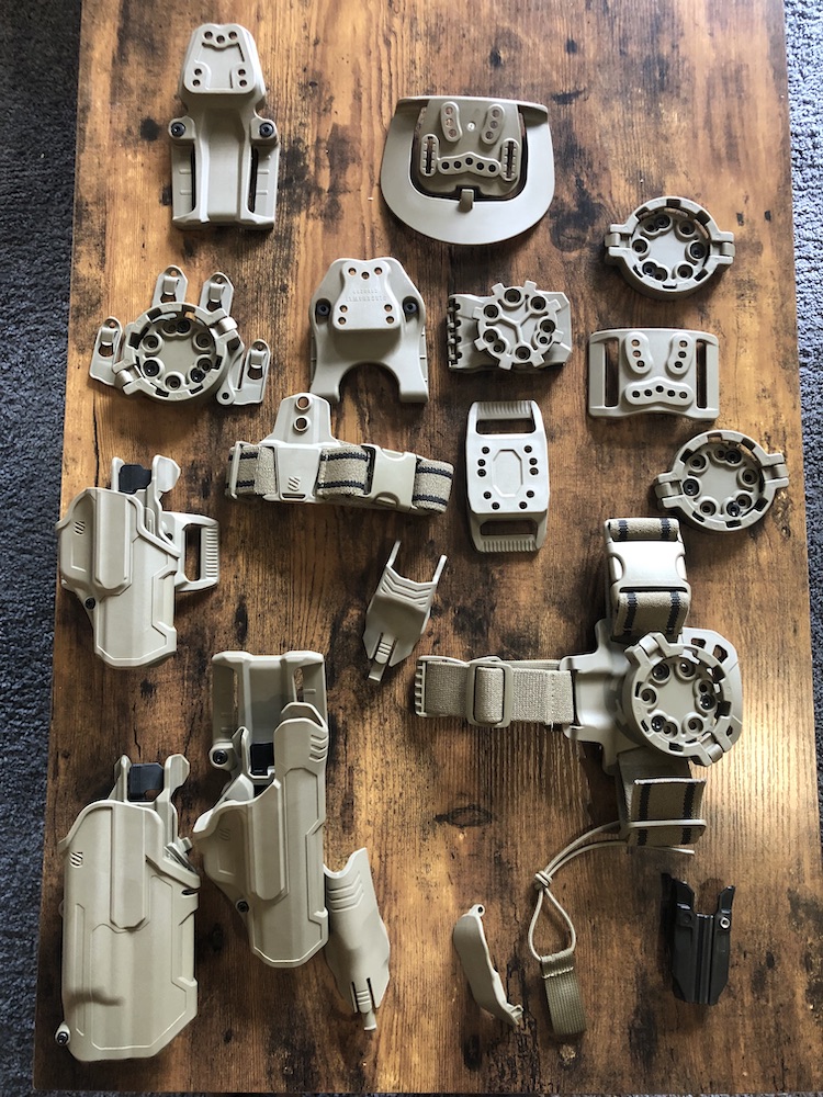 Dank der Produktfülle bietet das G17 Modular Holster System von Blackhawk dem USSOCOM eine Adaptionsmöglichkeit für jede Mission. (Foto: AF)