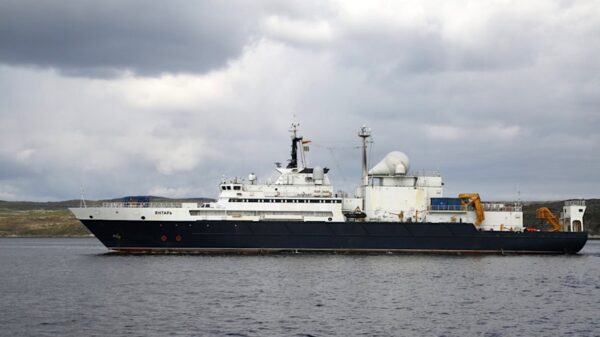 Jantar, Aufklärungsschiff der Nordflotte der russischen Marine, gebaut 2010–2015.