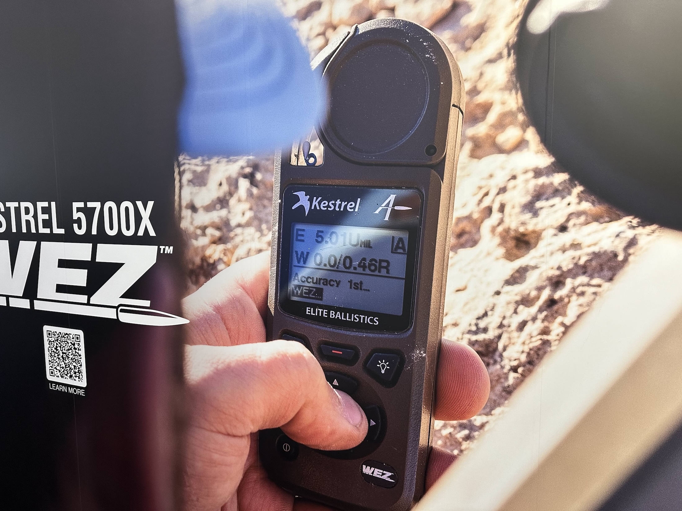 Der Kestrel Ballistic Calculator wird von Scharfschützen und Spezialkräften weltweit eingesetzt. Die neue Version Kestrel 5700X WEZ ermöglicht noch mehr Präzision.