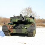Die Leopard 2 A8 erhalten das Trophy Selbstschutzsystem, hier zu sehen auf einem Leopard 2 A7.
