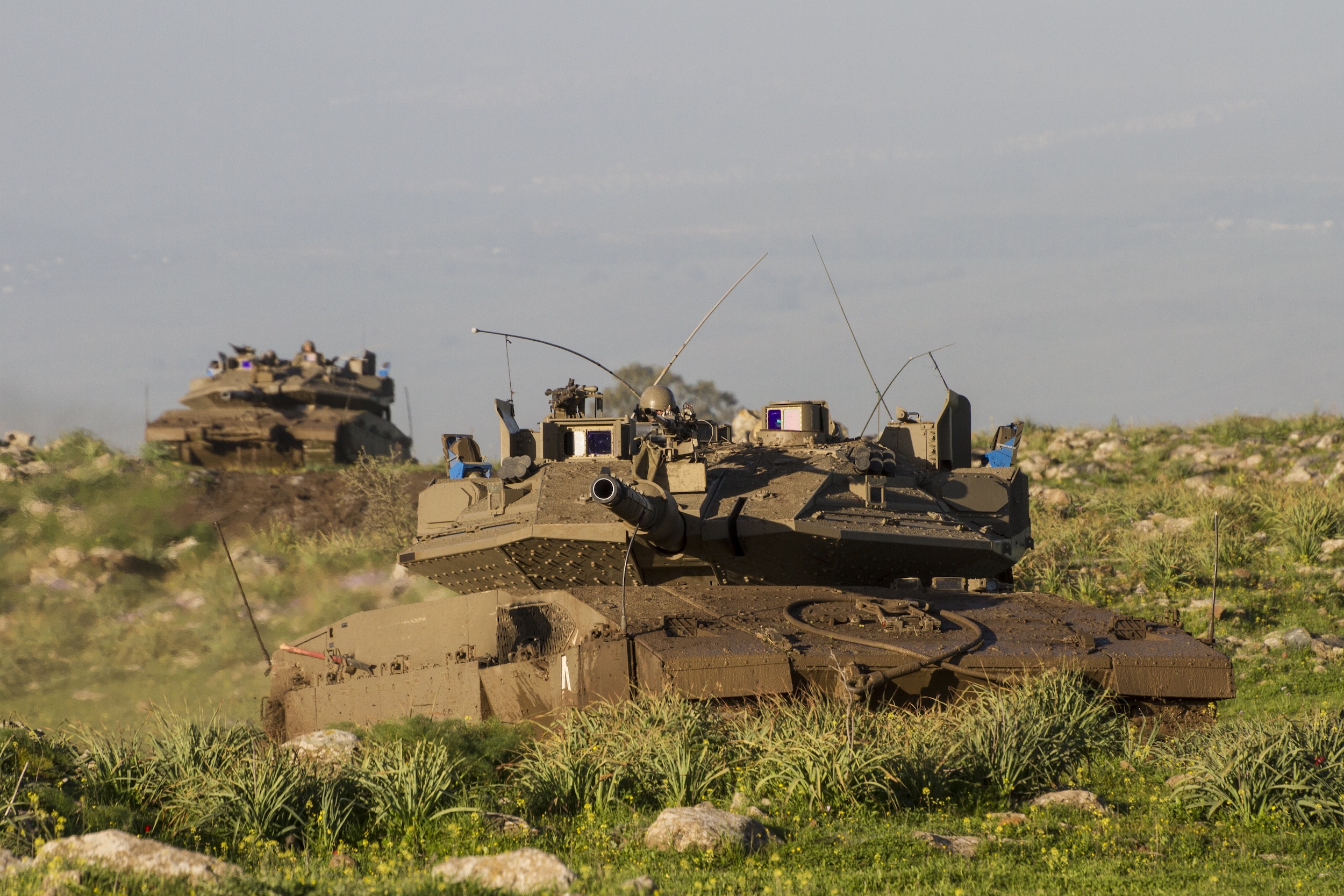 Die israelischen Kampfpanzer Merkava 4 sollen mit Loitering Weapon Systems ausgestattet werden.