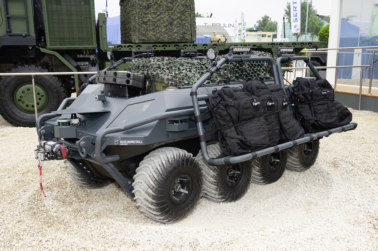 Der Mission Master von Rheinmetall begann seinen Erfolg bei einer ELROB.