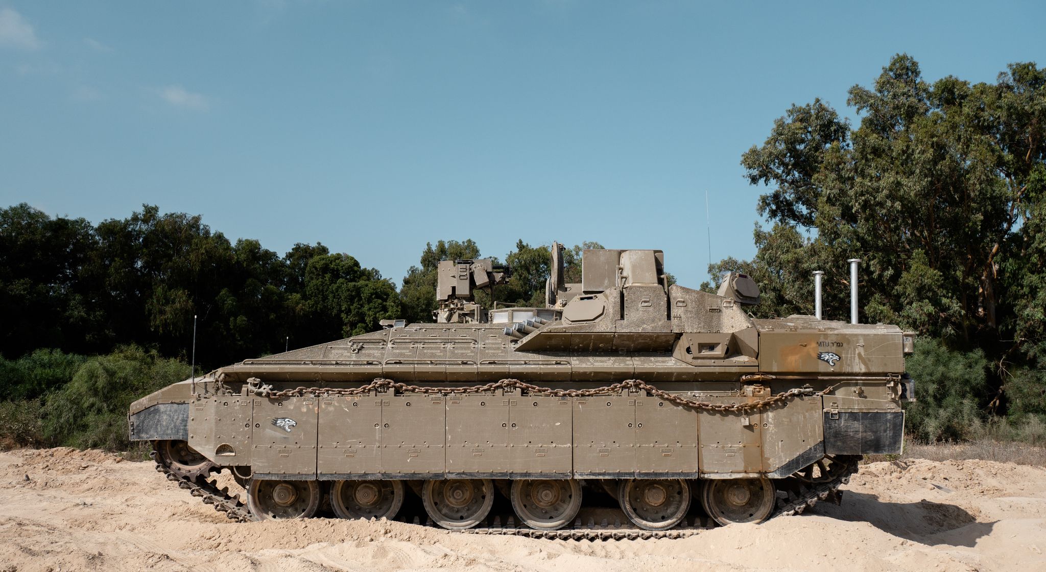 1,5 Milliarden Dollar für israelische Panzer: Der israelische Schützenpanzer Namer.